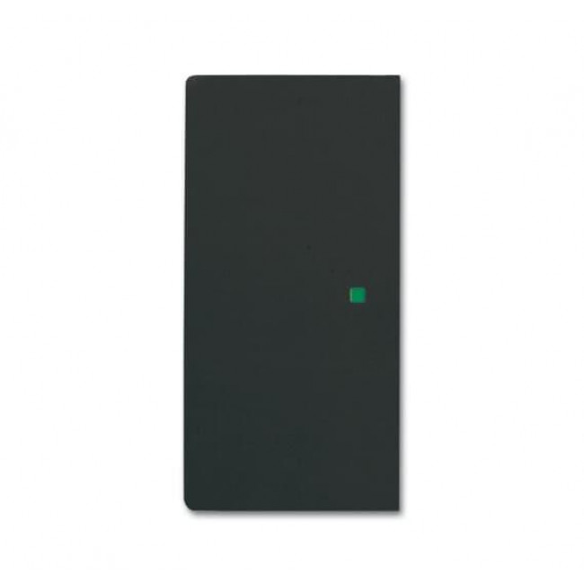 Μετώπη KNX 1/2 Πλήκτρου Μαύρο Soft SR-2-885 Free@home ABB