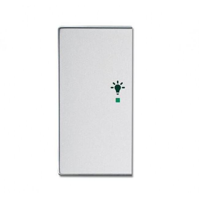 Μετώπη KNX 1/2 Πλήκτρου Με Σύμβολο Φώς Αριστερό Αλουμίνιο SRL-2-L-83 Free@home ABB