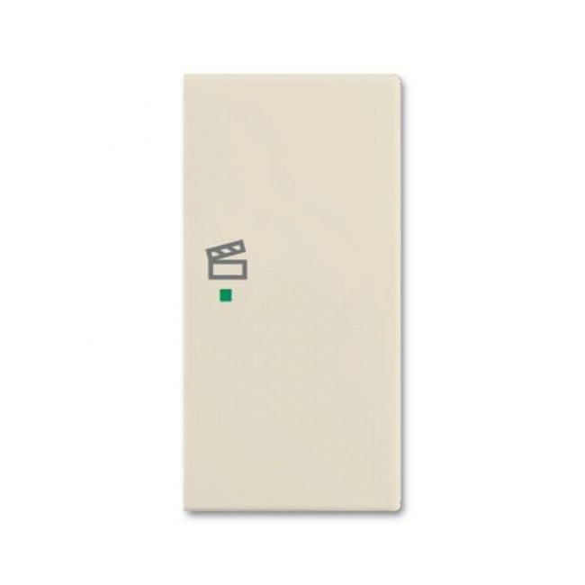 Μετώπη KNX 1/2 Πλήκτρου Με Σύμβολο Σενάριο Δεξί Κρέμ SRS-2-R-92 Free@home Basic55 ABB