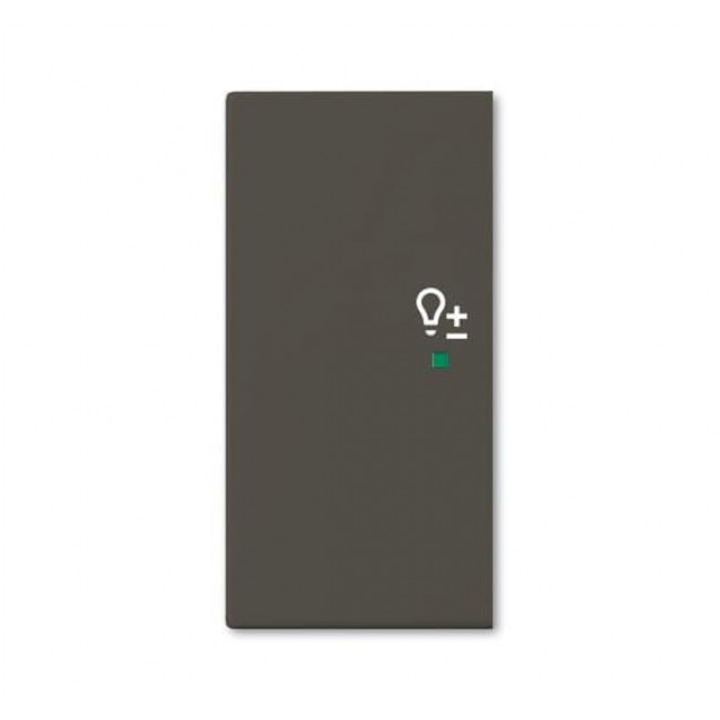 Μετώπη KNX 1/2 Πλήκτρου Dimmer Αριστερό Μαύρο SRD-2-L-95 Free@home Basic55 ABB