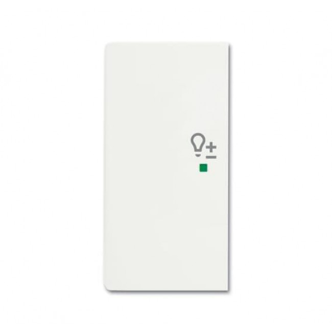 Μετώπη KNX 1/2 Πλήκτρου Dimmer Αριστερό Λευκό Soft SRD-1-L-884 Free@home ABB