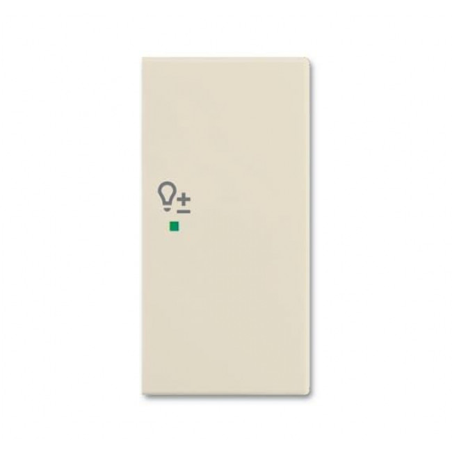 Μετώπη KNX 1/2 Πλήκτρου Dimmer Δεξί Κρέμ SRD-2-R-92 Free@home Basic55 ABB