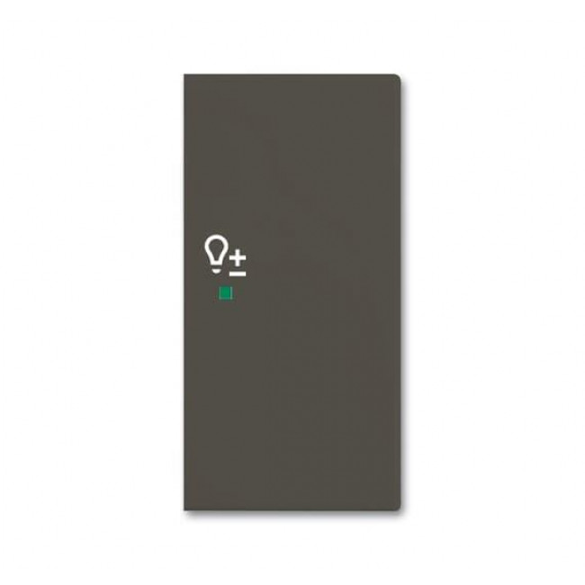 Μετώπη KNX 1/2 Πλήκτρου Dimmer Δεξί Μαύρο SRD-2-R-95 Free@home Basic55 ABB