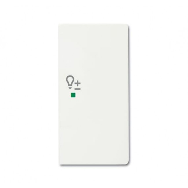 Μετώπη KNX 1/2 Πλήκτρου Dimmer Δεξί Λευκό Soft SRD-1-R-884 Free@home ABB