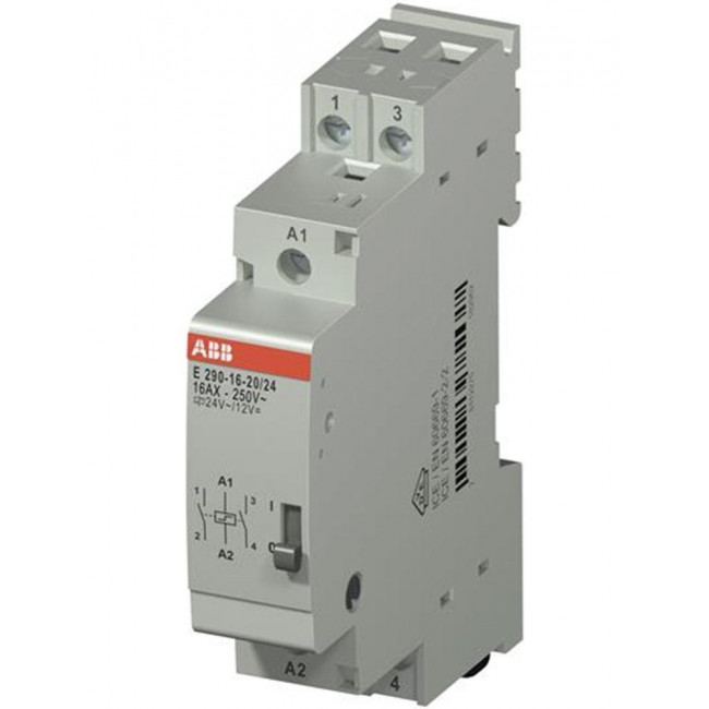 Ρελέ Καστάνιας 1P 16A 2NO 24VAC ή 12VDC E290-16-20 ABB
