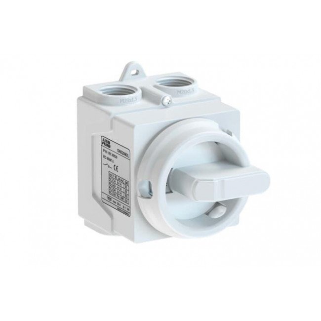 Διακόπτης Φορτίου Επίτοιχος 4P 20A ONE20M4W ABB