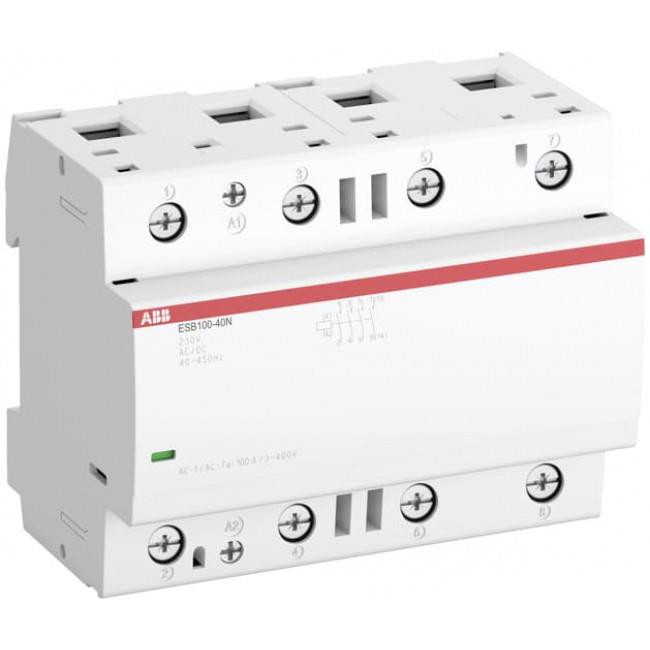 Ρελέ Ισχύος Ράγας 4P 100A 4NO 24VAC/DC Αθόρυβος ESB100-40N ABB
