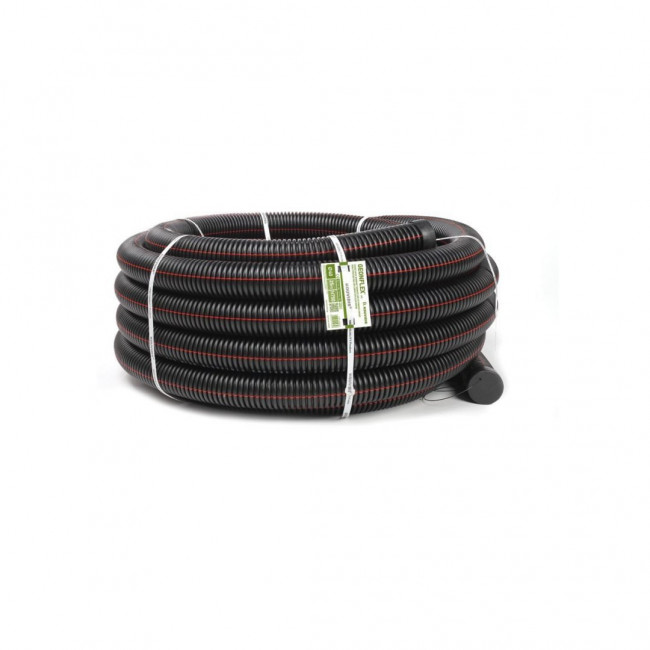 Σωλήνα Σπιραλ Φ160 (25mt) Με Κόκκινη Σήμανση GeonFlex ISR ΚΟΥΒΙΔΗΣ