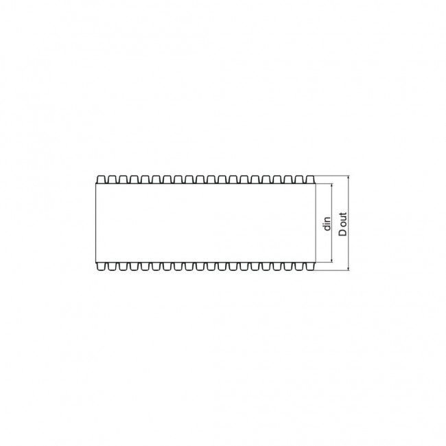 Σωλήνα Σπιραλ Φ75 (50mt) Με Πράσινη Σήμανση GeonFlex ISR ΚΟΥΒΙΔΗΣ