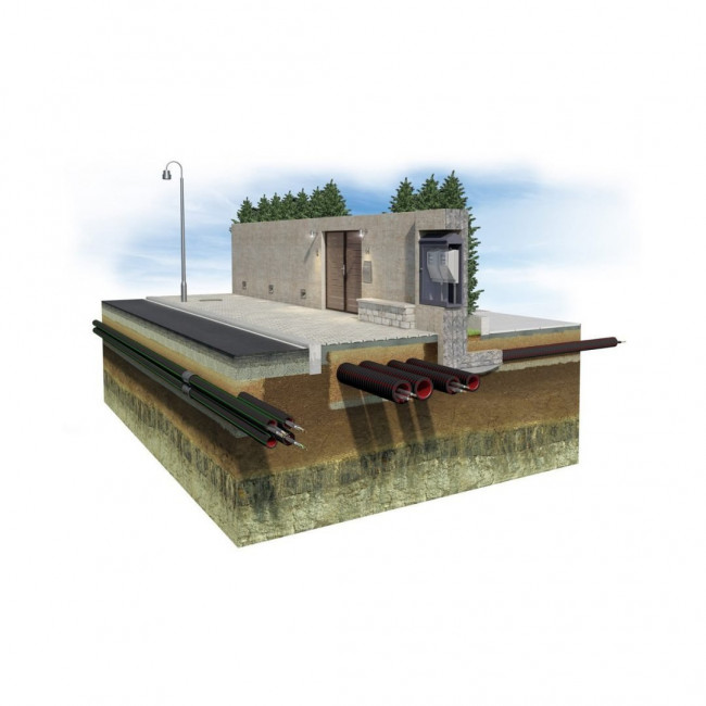 Σωλήνα Σπιραλ Φ110 Με Κόκκινη Σήμανση GeoSub ISR ΚΟΥΒΙΔΗΣ