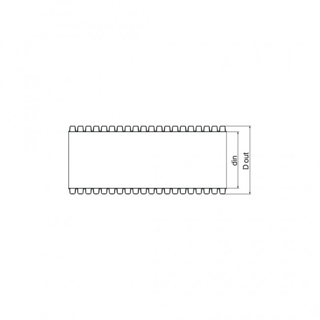 Σωλήνα Σπιραλ Φ110 Με Κόκκινη Σήμανση GeoSub ISR ΚΟΥΒΙΔΗΣ
