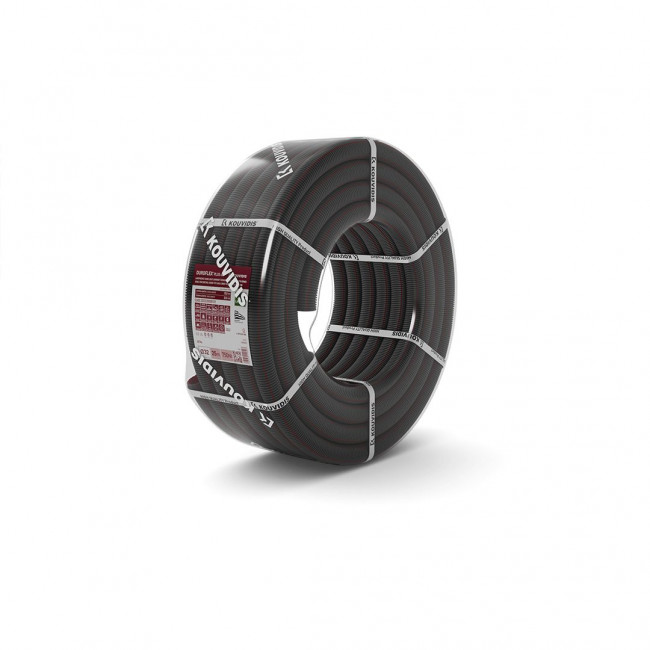 Σωλήνα Σπιράλ Φ25 Με Κόκκινη Σήμανση DuroFlex Plus ISR ΚΟΥΒΙΔΗΣ