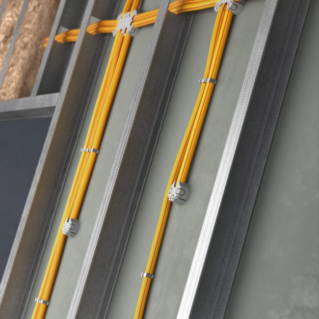 Σωλήνα Σπιράλ Φ25 Με Κόκκινη Σήμανση SuperFlex Plus ISR ΚΟΥΒΙΔΗΣ