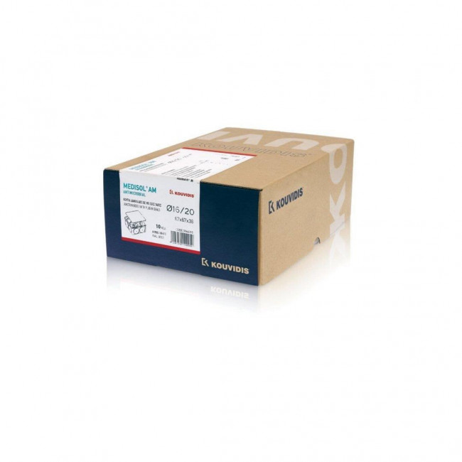 Κουτί Διακλάδωσης 82x82x43mm Επίτοιχο Αντιμικριοβιακό MediSol AM ΚΟΥΒΙΔΗΣ