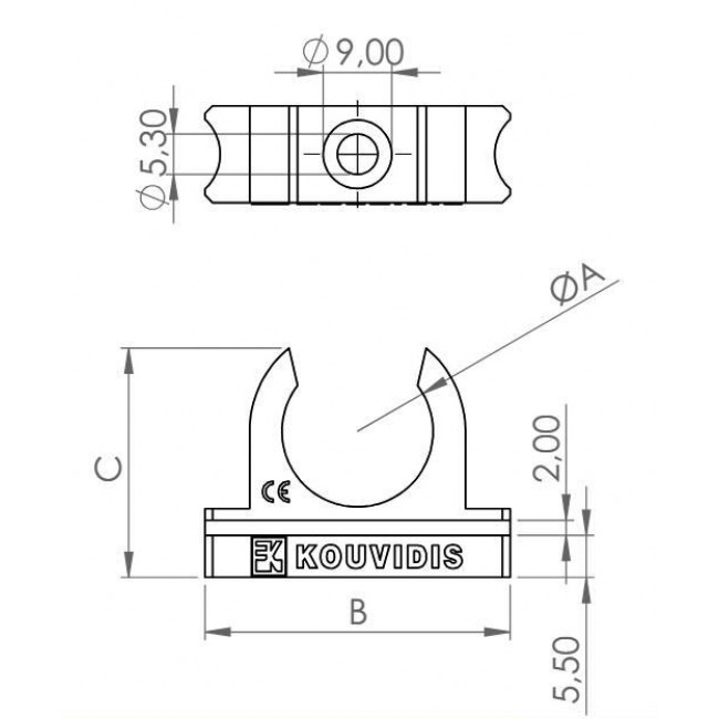 Κολάρο Βαρέος Τύπου Φ40 Condur® ISR ΚΟΥΒΙΔΗΣ