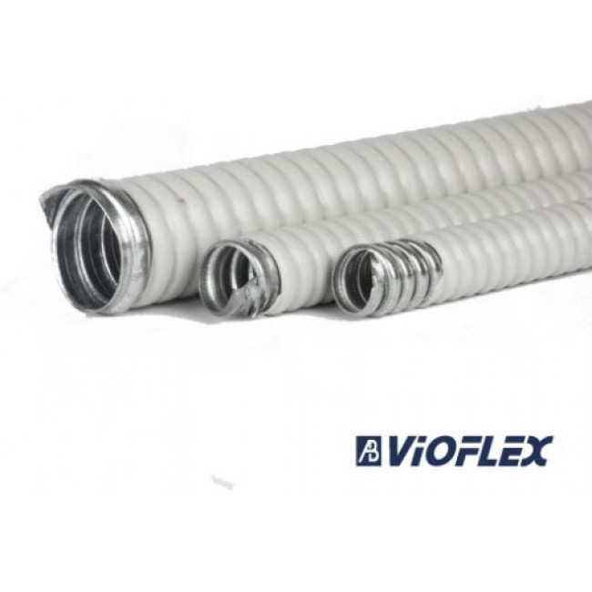 Σωλήνα Σπιράλ Μεταλλική Φ17 Με Επένδυση MetalPlast VIOFLEX
