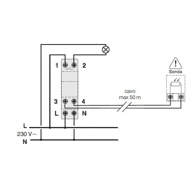 Διακόπτης Λυκόφωτος Ράγας 1IC7053N PERRY ELECTRIC