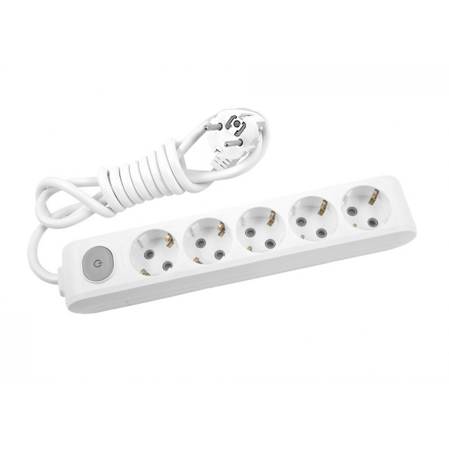 Πολύπριζο 5 Σούκο Με Διακόπτη 1.5m Λευκό WLTA04512WH PANASONIC