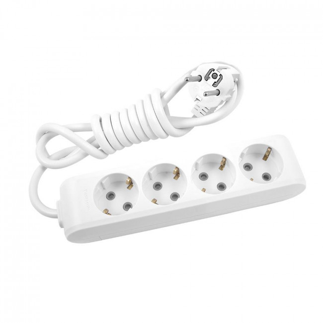 Πολύπριζο 4 Σούκο 1.5m Λευκό WLTB04412WH PANASONIC