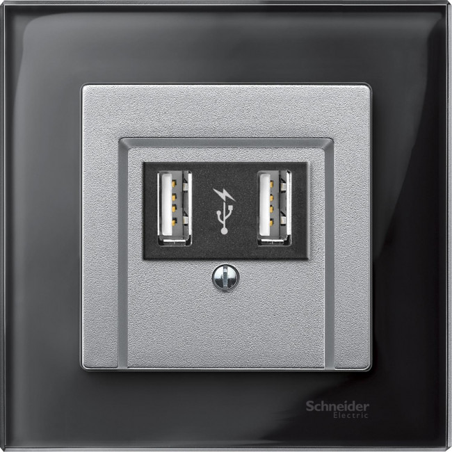Μετώπη Πρίζας Ηχείων Ή HDMI Αλουμίνιο 297960 System-M MERTEN
