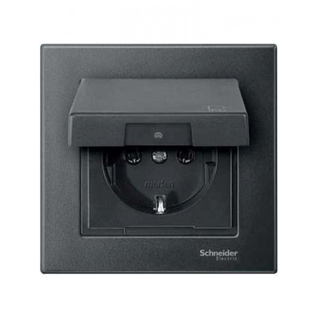 Πλαίσιο 1 Θέσης Ανθρακί 486114 System-M MERTEN