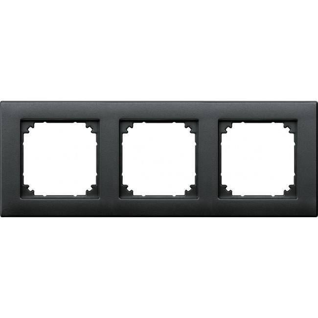 Πλαίσιο 3 Θέσεων Ανθρακί 486314 System-M MERTEN