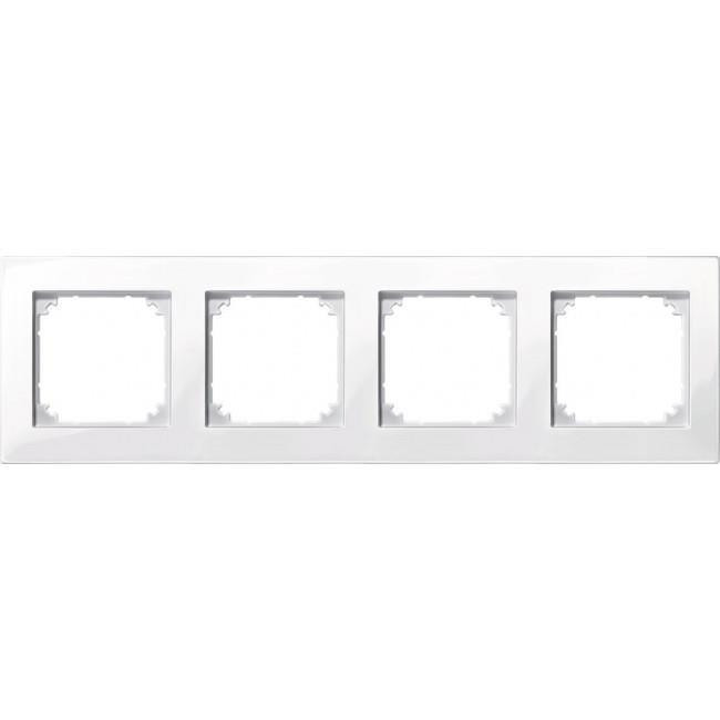 Πλαίσιο 4 Θέσεων Λευκό 515419 System-M MERTEN