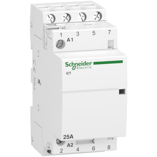 Ρελέ Ισχύος Ράγας 4P 25A 4NO 240VAC A9C20834 SCHNEIDER ELECTRIC
