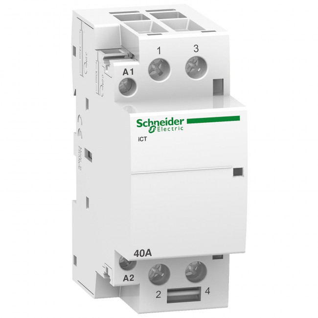 Ρελέ Ισχύος Ράγας 2P 40A 2NO 240VAC A9C20842 SCHNEIDER ELECTRIC