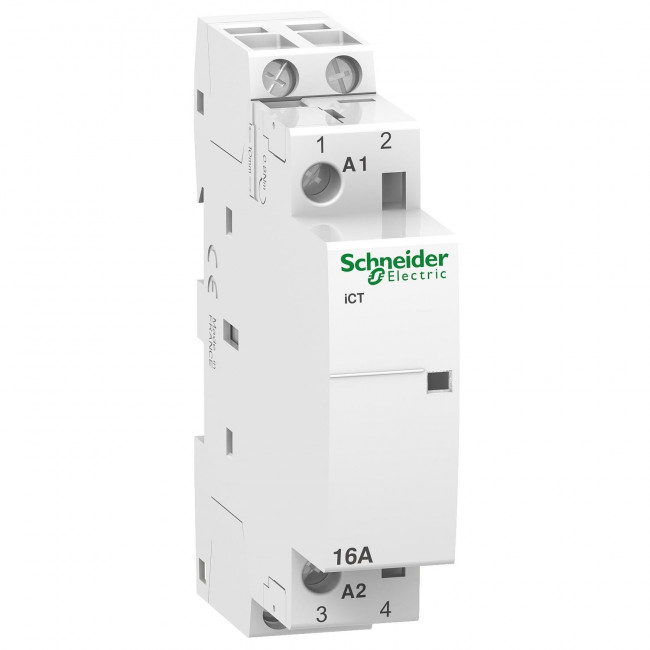 Ρελέ Ισχύος Ράγας 2P 16A 2NO 24VAC A9C22112 SCHNEIDER ELECTRIC