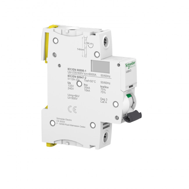 Αυτόματη Ασφάλεια 1P D 50A 6kA A9F75150 SCHNEIDER ELECTRIC