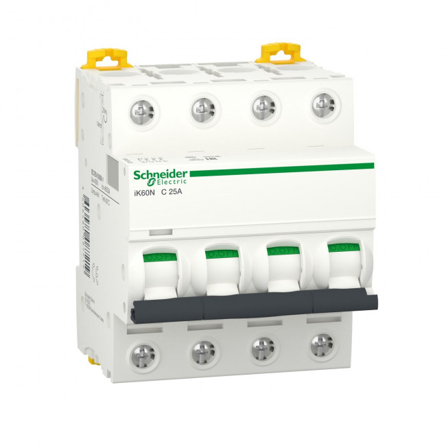 Αυτόματη Ασφάλεια 4P C 25A 6kA A9K24425 SCHNEIDER ELECTRIC