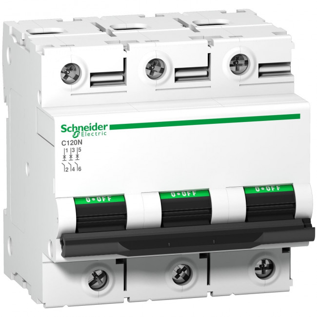 Αυτόματη Ασφάλεια 3P C 100A 10kA A9N18367 SCHNEIDER ELECTRIC
