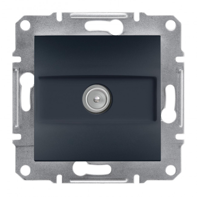Πρίζα TV Τερματική 1dB Ανθρακί EPH3200171 ASFORA