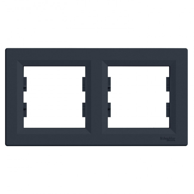 Πλαίσιο 2 Θέσεων Οριζόντιο Ανθρακί EPH5800271 ASFORA