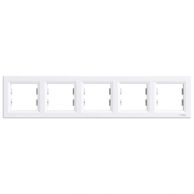 Πλαίσιο 5 Θέσεων Οριζόντιο Λευκό EPH5800521 ASFORA