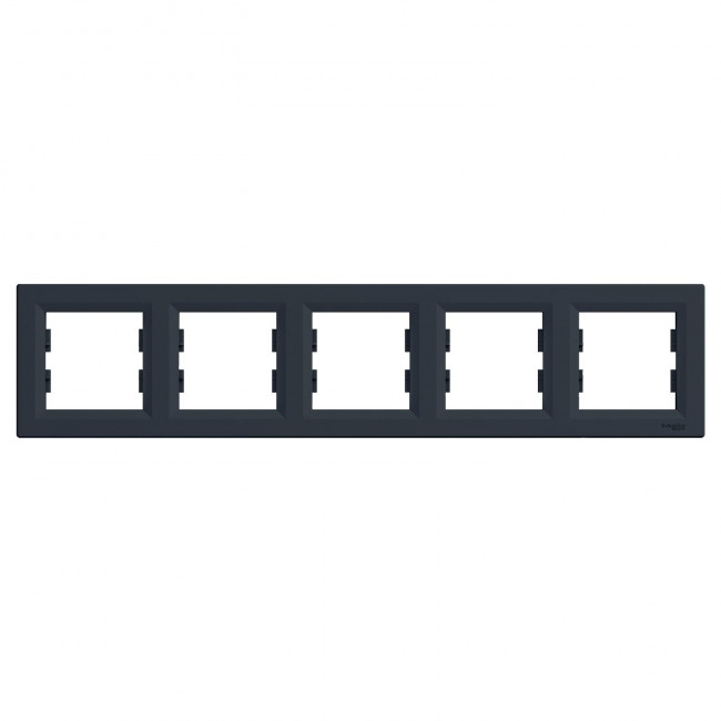 Πλαίσιο 5 Θέσεων Οριζόντιο Ανθρακί EPH5800571 ASFORA