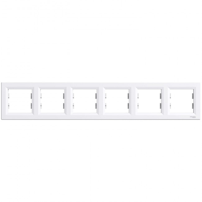 Πλαίσιο 6 Θέσεων Οριζόντιο Λευκό EPH5800621 ASFORA