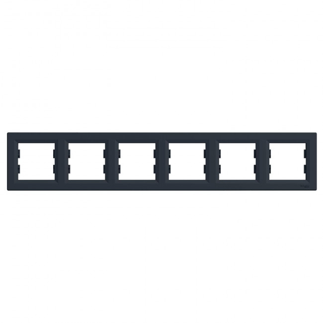 Πλαίσιο 6 Θέσεων Οριζόντιο Ανθρακί EPH5800671 ASFORA