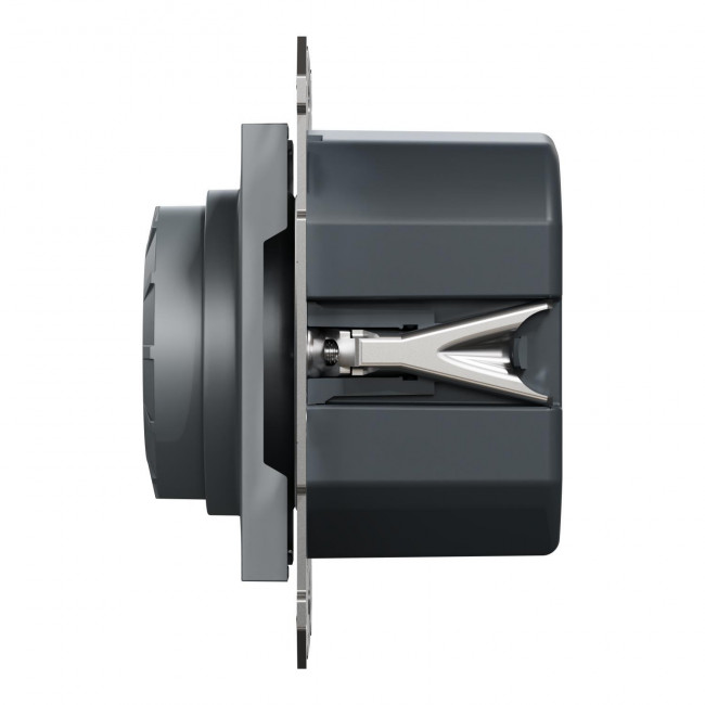 Dimmer Περιστροφικό Universal 370W Ατσάλι EPH6800162 Asfora SCHNEIDER ELECTRIC