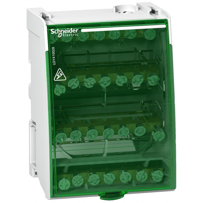 Κατανομείς Ράγας 4P 100Α Ανά Μπαρέτα LGY410028 SCHNEIDER ELECTRIC