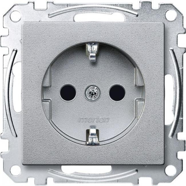Πρίζα Σούκο Ασφαλείας Αλουμίνιο MEG2300-0460 System-M MERTEN