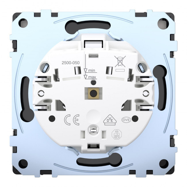 Πρίζα Σούκο Ασφαλείας Νίκελ MEG2300-6050 System D MERTEN