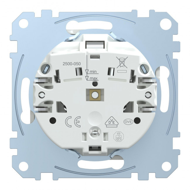 Πρίζα Σούκο Ασφαλείας Με Καπάκι Λευκό MEG2310-0319 System-M MERTEN