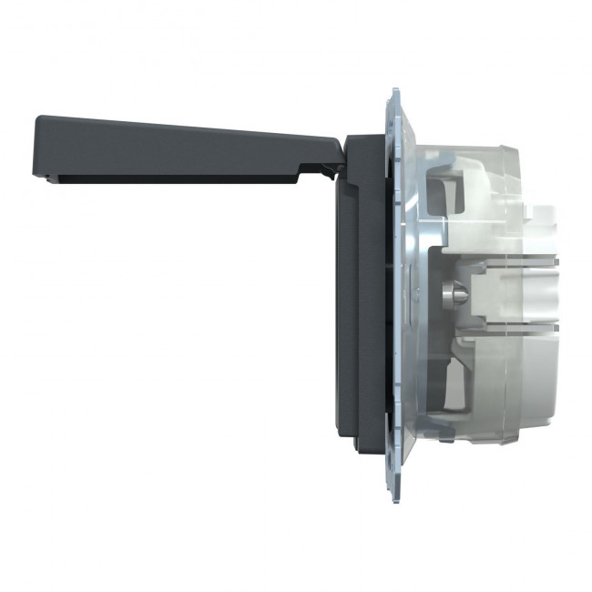 Πρίζα Σούκο Ασφαλείας Με Καπάκι Ανθρακί MEG2310-0414 System-M MERTEN