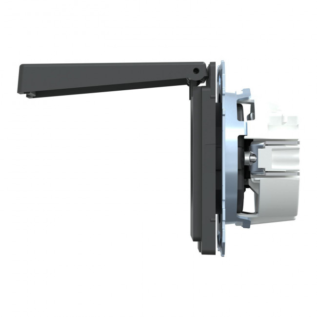 Πρίζα Σούκο Ασφαλείας Με Καπάκι Ανθρακί MEG2314-6034 System D MERTEN