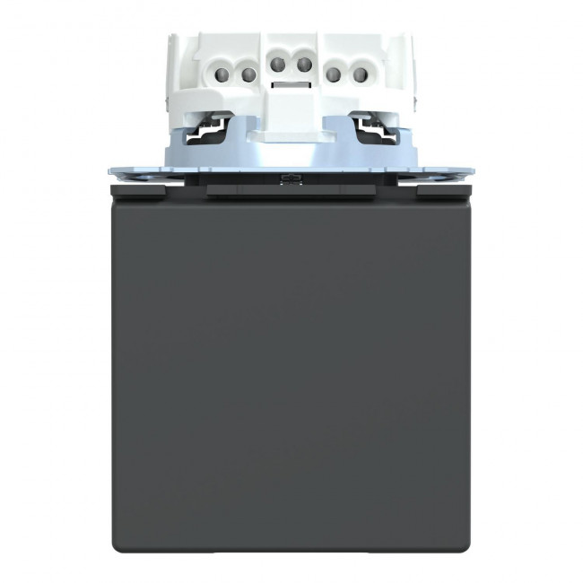 Πρίζα Σούκο Ασφαλείας Με Καπάκι Ανθρακί MEG2314-6034 System D MERTEN