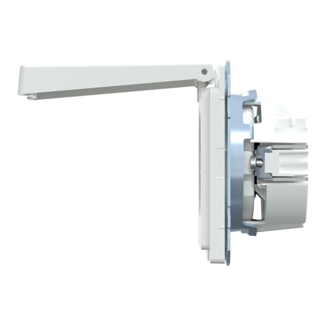 Πρίζα Σούκο Ασφαλείας Με Καπάκι Λευκό MEG2314-6035  System D MERTEN