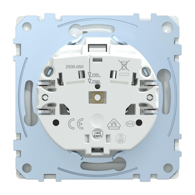 Πρίζα Σούκο Ασφαλείας Με Καπάκι Λευκό MEG2314-6035  System D MERTEN