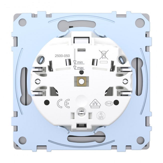 Πρίζα Σούκο Ασφαλείας Με Καπάκι Ατσάλι MEG2314-6036 System D MERTEN